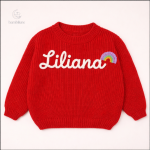 Pull personnalisé pour enfant, tricot doux et confortable