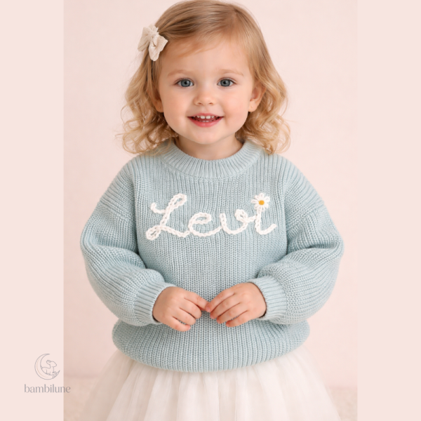 Pull pour enfants, tricot personnalisé