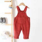 Salopettes d'automne en tissu doux, confort pour les enfants