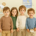 Vêtement confortable pour enfants, idéal pour le quotidien