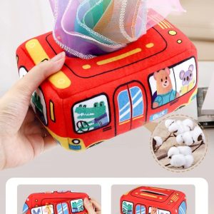 Mouchoirs en boîte colorés pour les tout-petits
