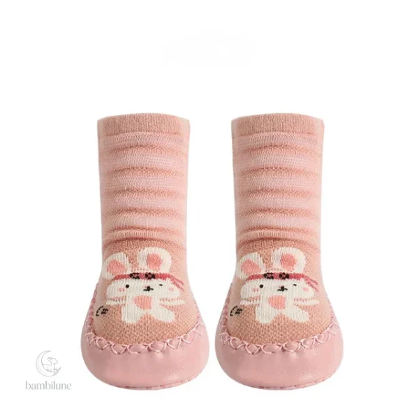 Chaussettes bébé non-glissantes pour un maintien sûr