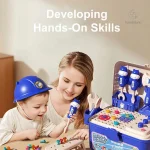 Boîte à outils pour enfants, jouet éducatif amusant