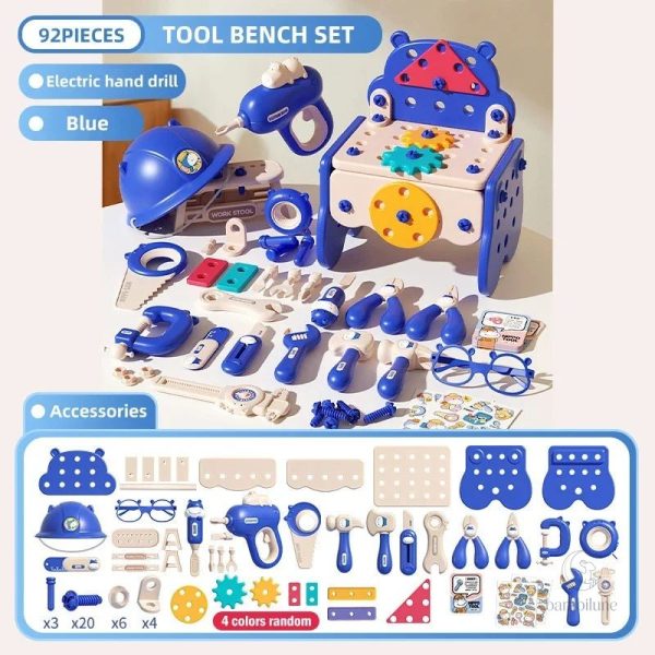 Boîte à outils sécurisée pour le jeu des enfants
