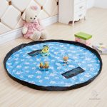 Sac de rangement pour jouets et tapis de jeu