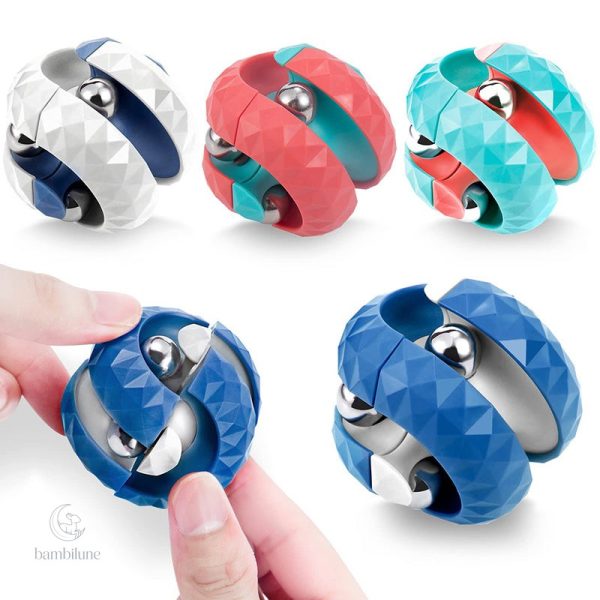 Cube de détente avec track ball pour jeunes enfants