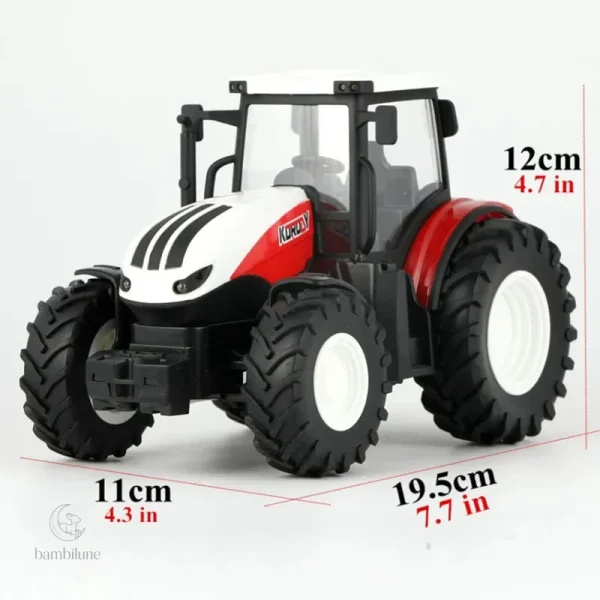 Modèle de tracteur pour expériences de jeu en extérieur