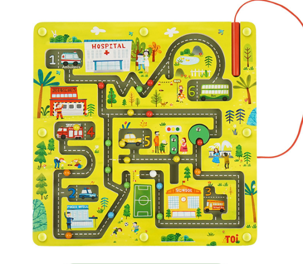 Jeu de labyrinthe magnétique pour enfants de 2 à 3 ans
