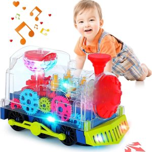 Train lumineux et musical pour enfants de 2 à 3 ans