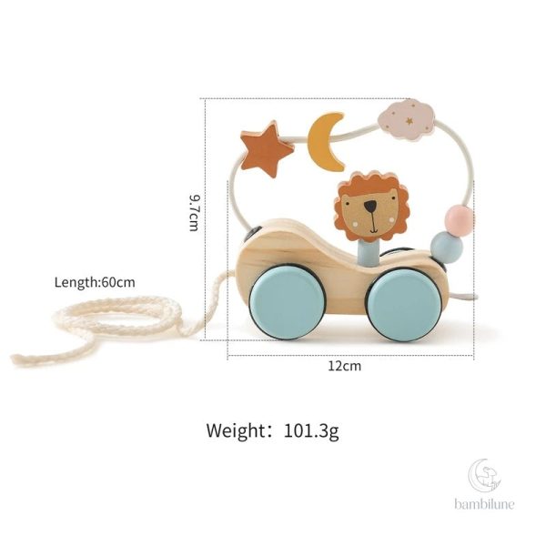 Train en bois pour favoriser l'imagination des tout-petits