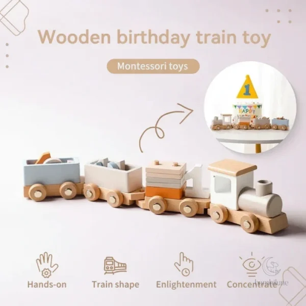Jouet Montessori en bois coloré pour éveiller les enfants