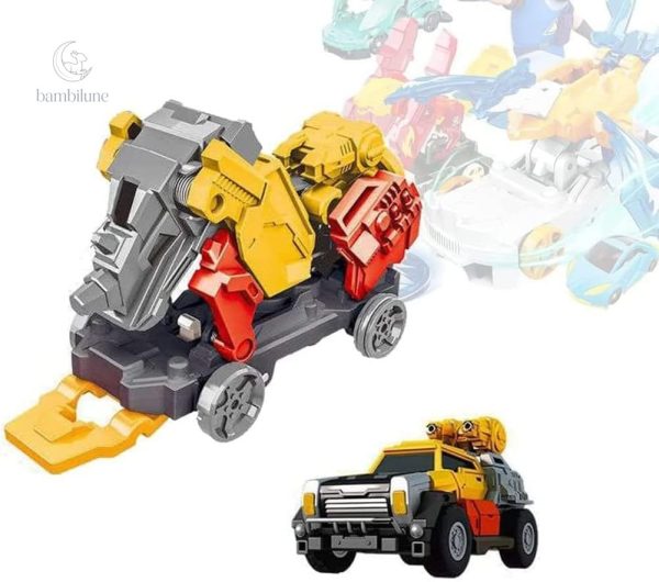Voiture qui se transforme facilement pour le jeu créatif