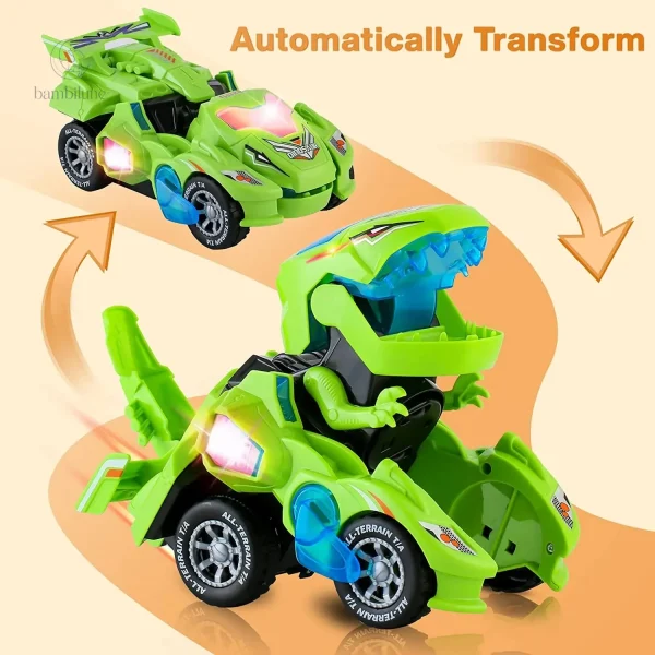 Voiture robot en action, idéale pour les tout-petits
