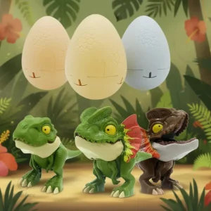 Jouet dinosaure interactif - œuf transformable