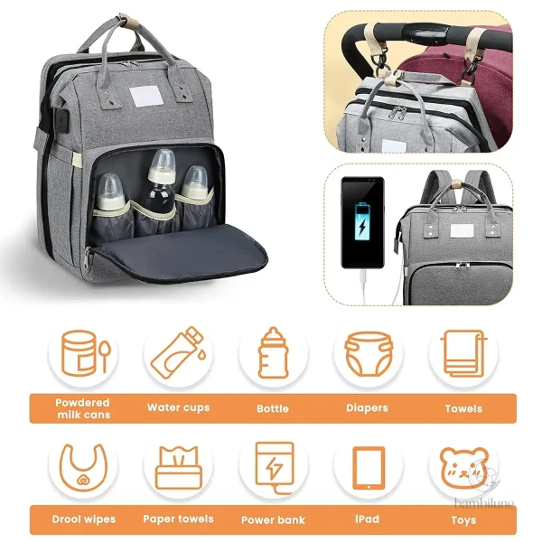 Sac à dos pratique pour les sorties avec bébé