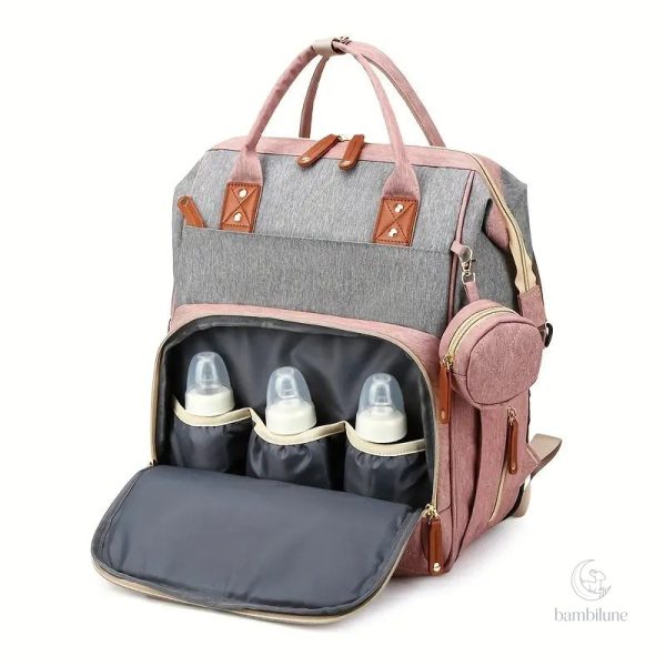 Sac à langer astucieux avec lit pliant