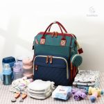 Sac à langer avec espace de repos pour nourrissons