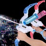 Aventure aquatique avec bulles d'air