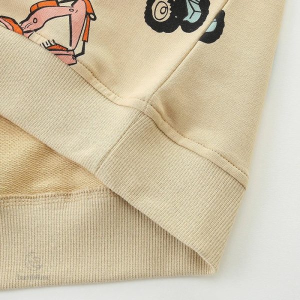 Pull TruckTales avec motifs de construction amusants