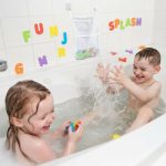 Filet de rangement TubyTidy pour le bain, facile à utiliser