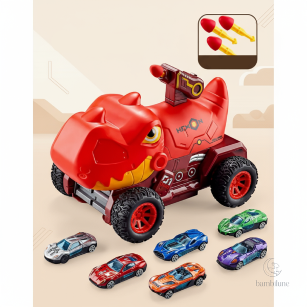 Voiture dino pour des heures de divertissement