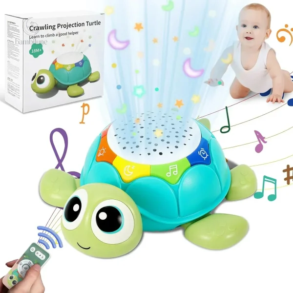 Projecteur Tortue lumineux pour l'éveil des bébés