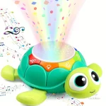 Jouet tortue projetant des motifs colorés pour les tout-petits