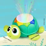 Jouet interactif tortue pour le développement moteur des nourrissons