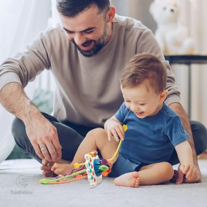 Jouet ovni coloré pour l'éveil des tout-petits