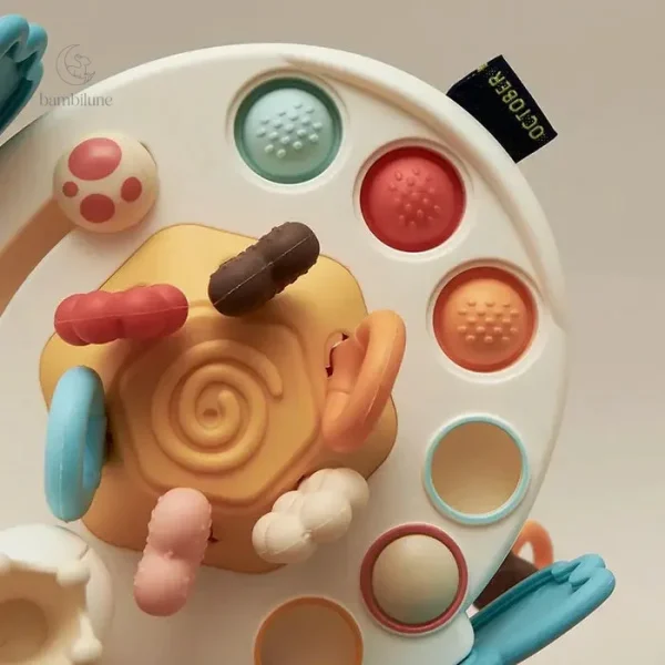 Jouet interactif en forme d'ovni pour enfants