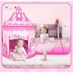 Tente rose adaptée aux enfants de 2 à 3 ans
