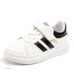 Baskets blanches UrbanFlex pour enfants, robustes et confortables