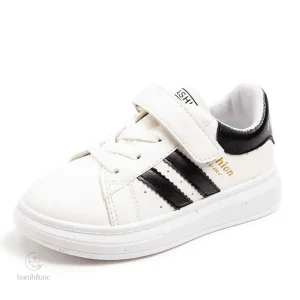 Baskets blanches UrbanFlex pour enfants, robustes et confortables