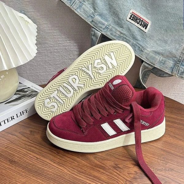 Baskets bordeaux UrbanStep pour enfants, confortables et tendance