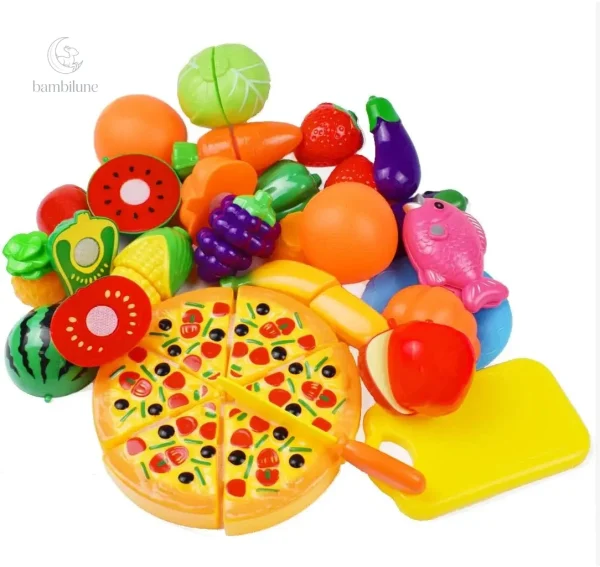 Toys amusants pour apprendre les légumes et fruits