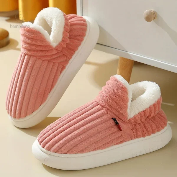 Douillettes pantoufles pour garder les pieds au chaud