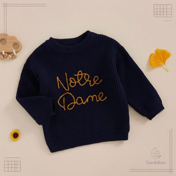 Pull ludique pour enfants, parfait pour les journées fraîches
