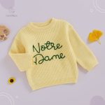 Pull confortable pour les petits, design Notre Dame