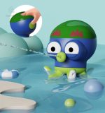 Design pieuvre coloré pour jeux aquatiques