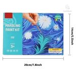 Kit de peinture pour effets marbrés à l'eau