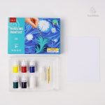 Peinture à base d'eau pour projets de marbrage