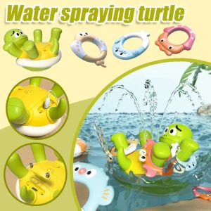 Tortue à éclabousser pour divertir les enfants dans le bain