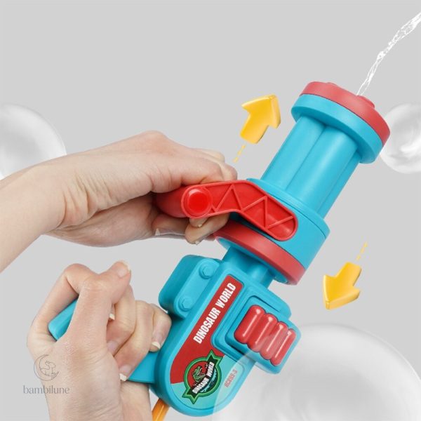 Jeu d'eau amusant avec sac à dos pistolet