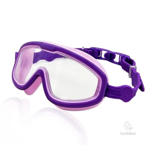 Lunettes de natation colorées pour les petits