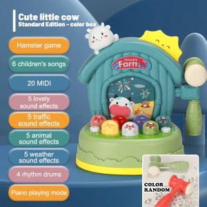 Chasse aux taupes à la ferme - Jouet interactif pour jeunes enfants