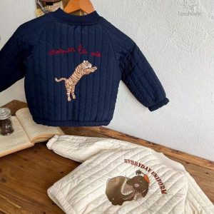 Veste chaude pour enfants, style matelassé WildCharm