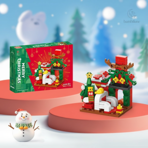 Briques de construction sur le thème de Noël