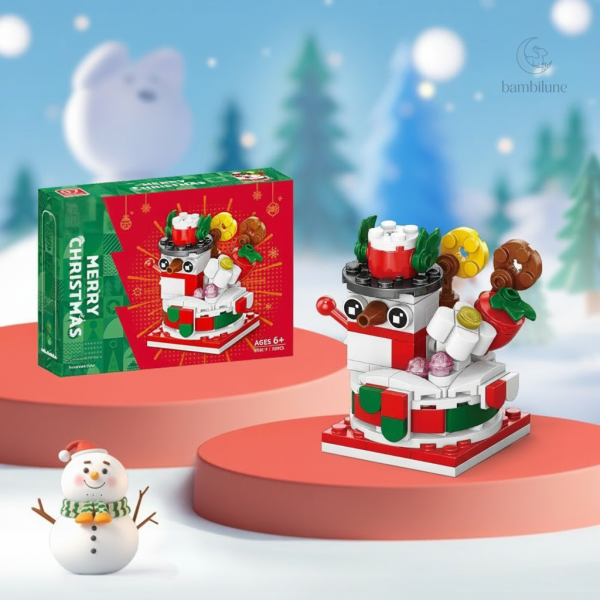 Créativité et amusement avec les blocs de Noël