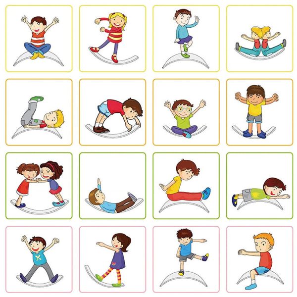 Wobble Board - Jouet en bois pour jeux dynamiques