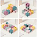 Puzzle 3D en bois à assembler, idéal pour l'éveil des tout-petits
